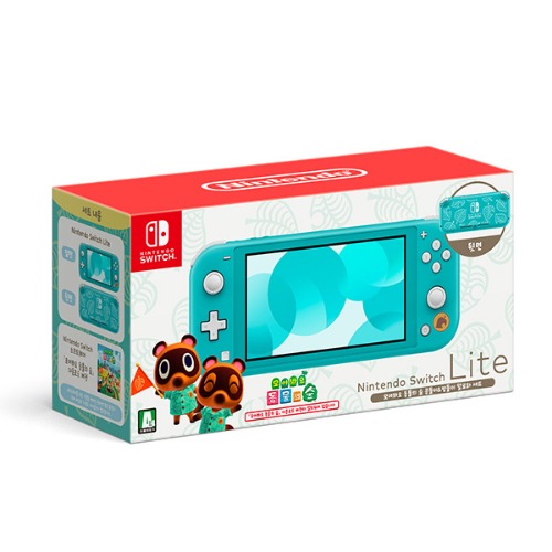 Nintendo Switch Lite 모여봐요 동물의 숲 콩돌이&amp;밤돌이 알로하 세트